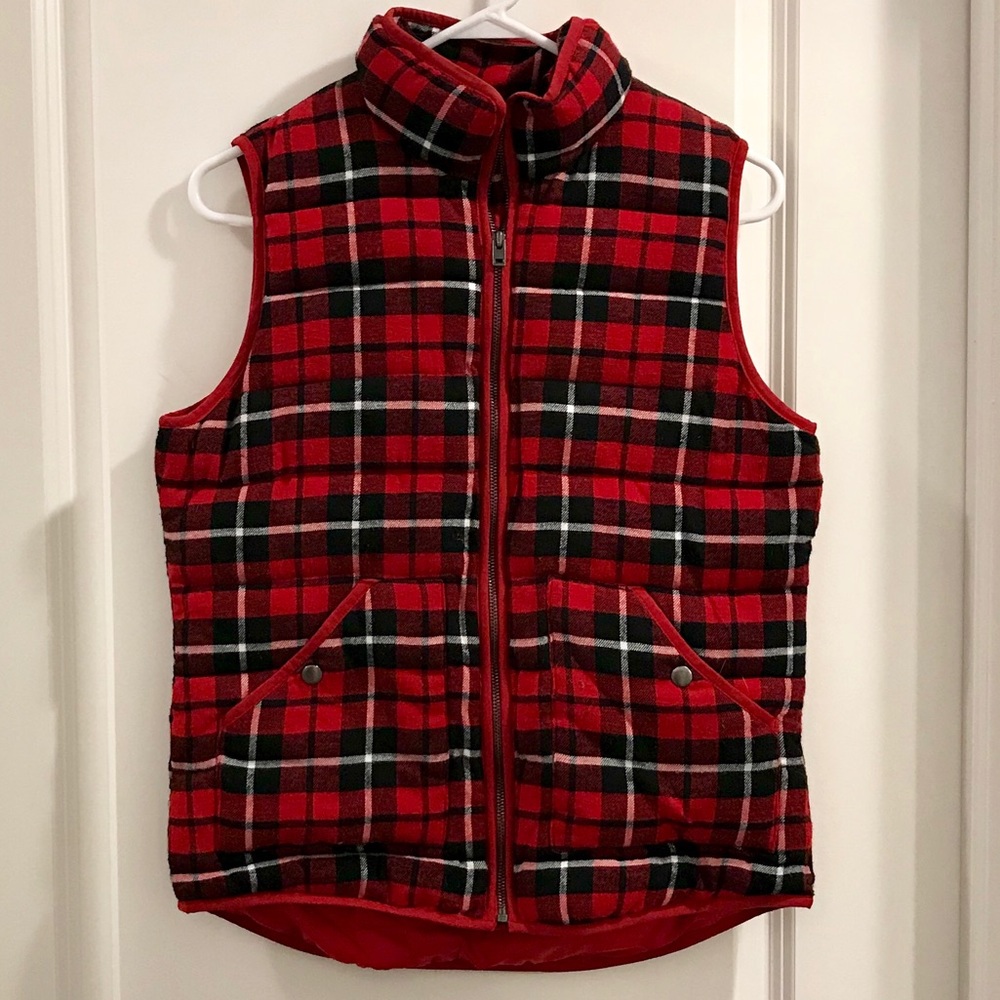 Target Plaid Vest - Medium